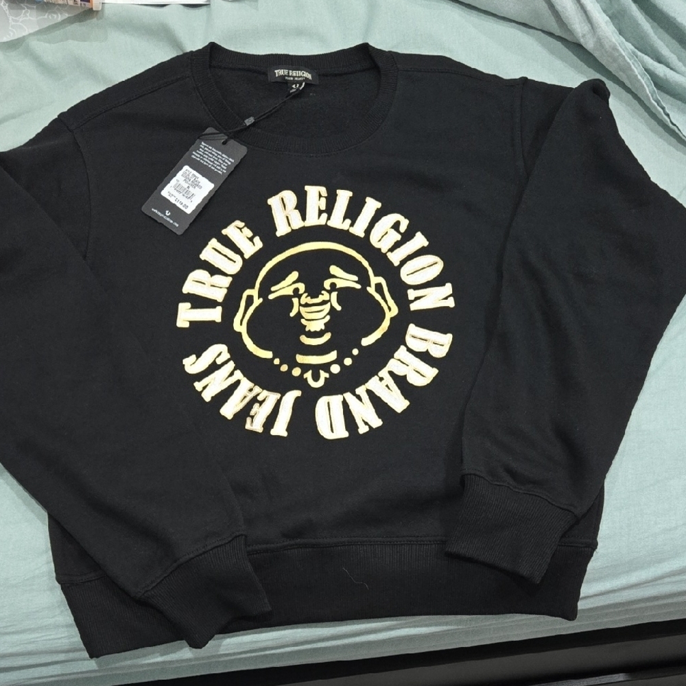 True Religion Men's Black Sweater